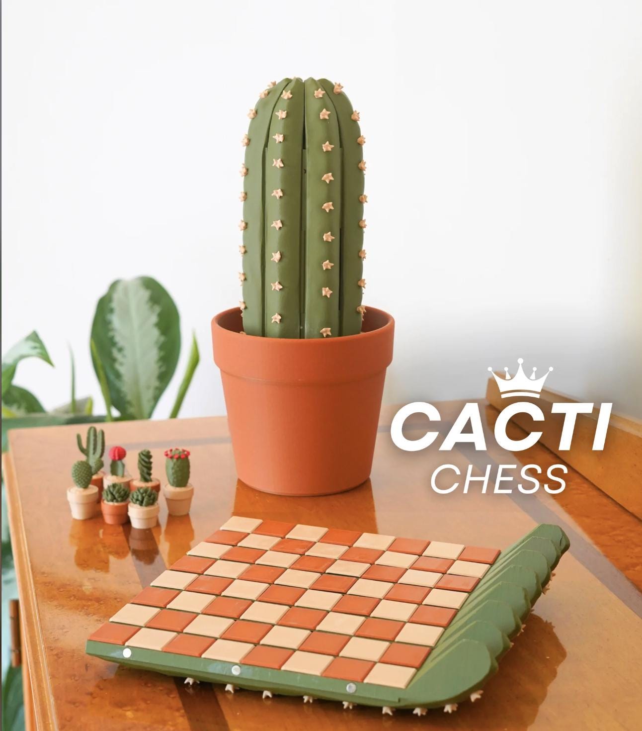 CactiChess – the Roll-Up Cactus Chess Set